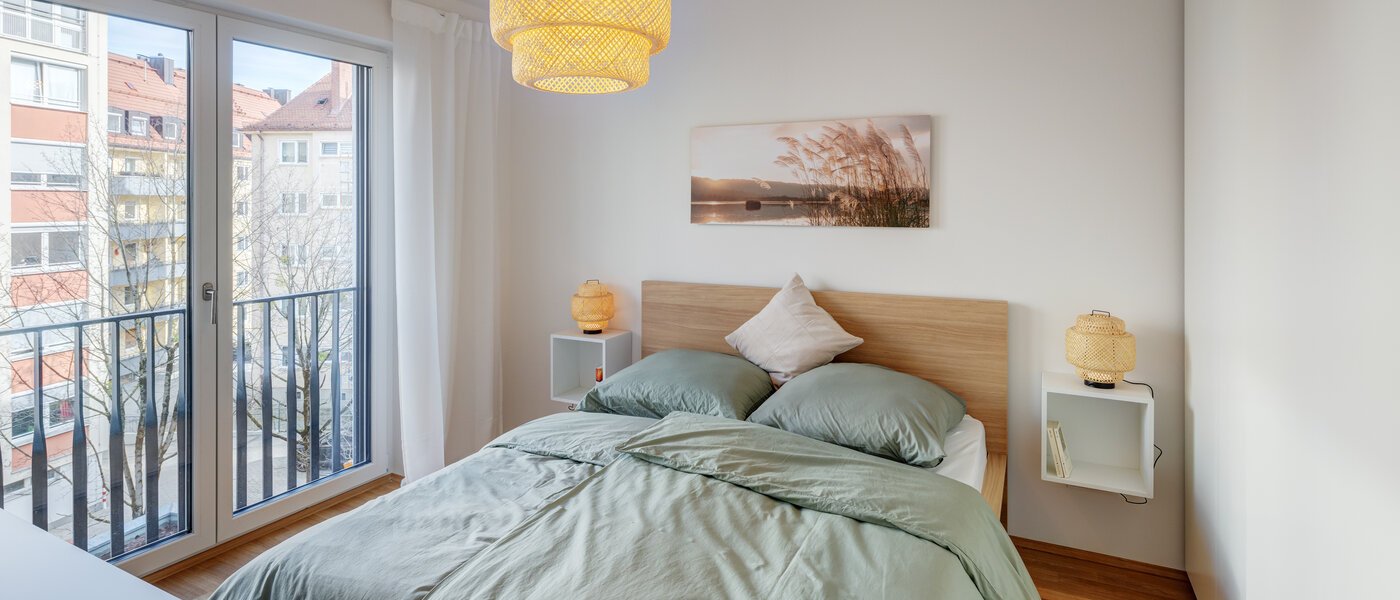 appartamento München Neuhausen 01 camera da letto 13855