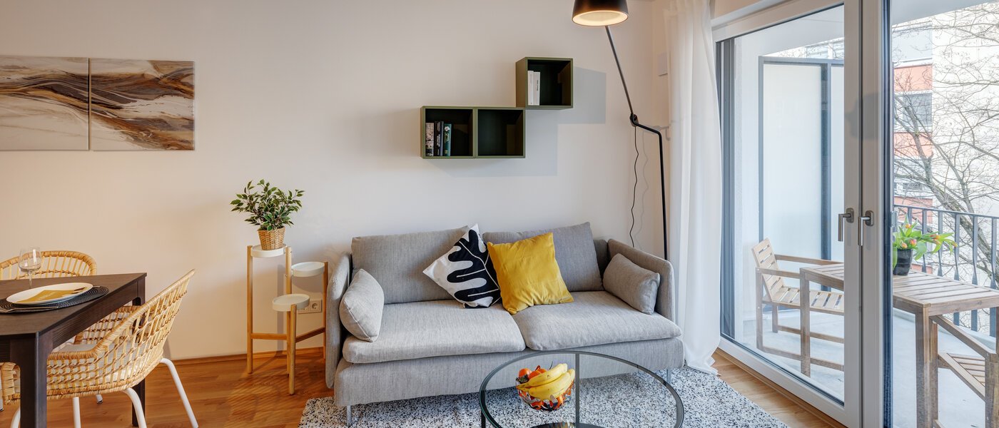 appartamento München Neuhausen 01 zona living 13855