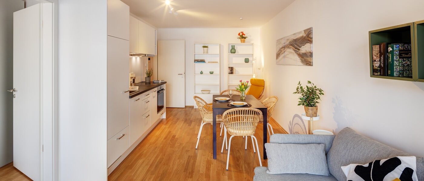 appartamento München Neuhausen 04 zona living 13855