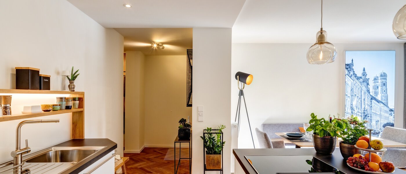 appartamento München Schwanthalerhöhe 04 cucina 13877