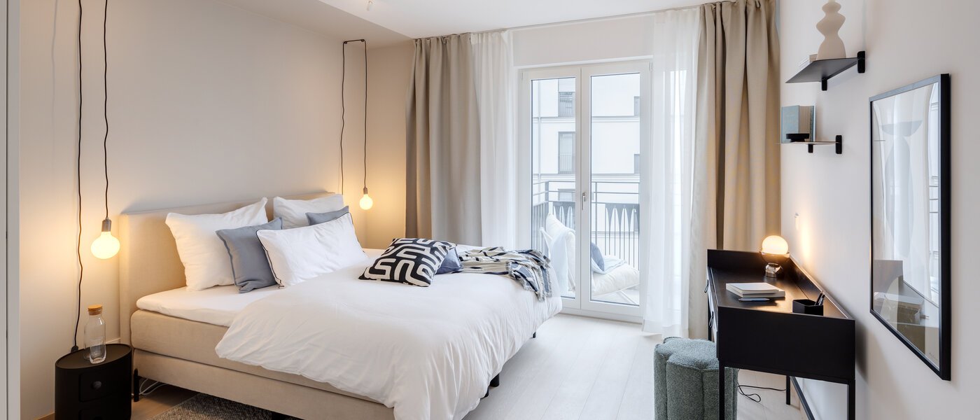 appartamento München Haidhausen 01 camera da letto 13880