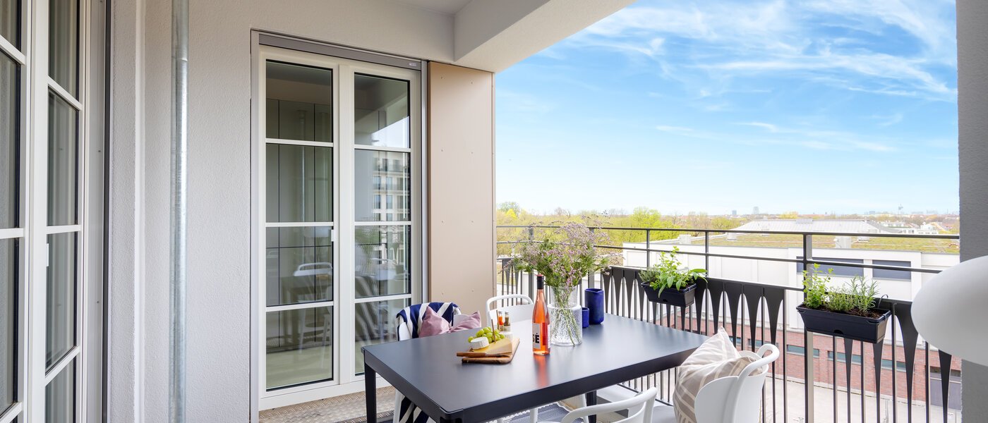 appartamento München Haidhausen 01 1° balcone 13880