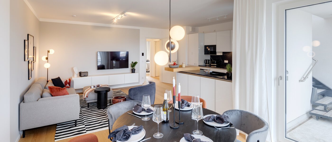 appartamento München Haidhausen 03 zona living 13881