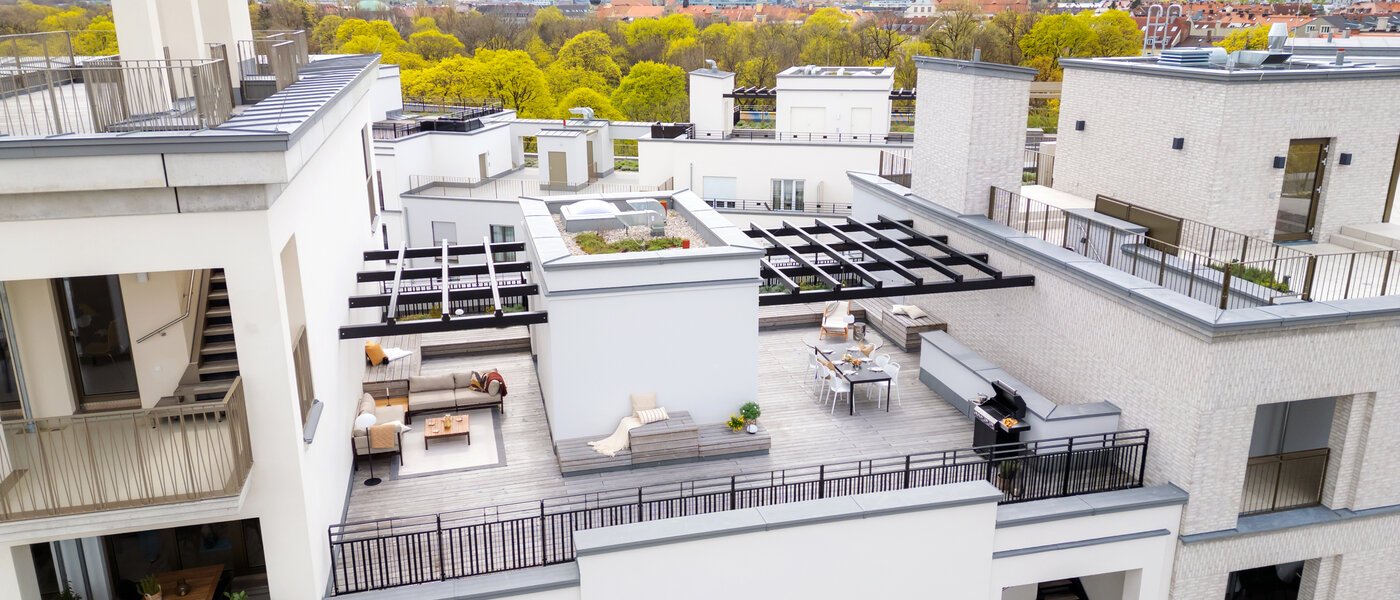 appartamento München Haidhausen 01 terrazza sul tetto 13881