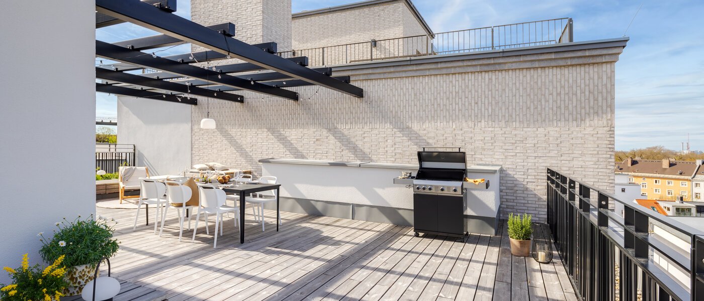 appartamento München Haidhausen 02 terrazza sul tetto 13881
