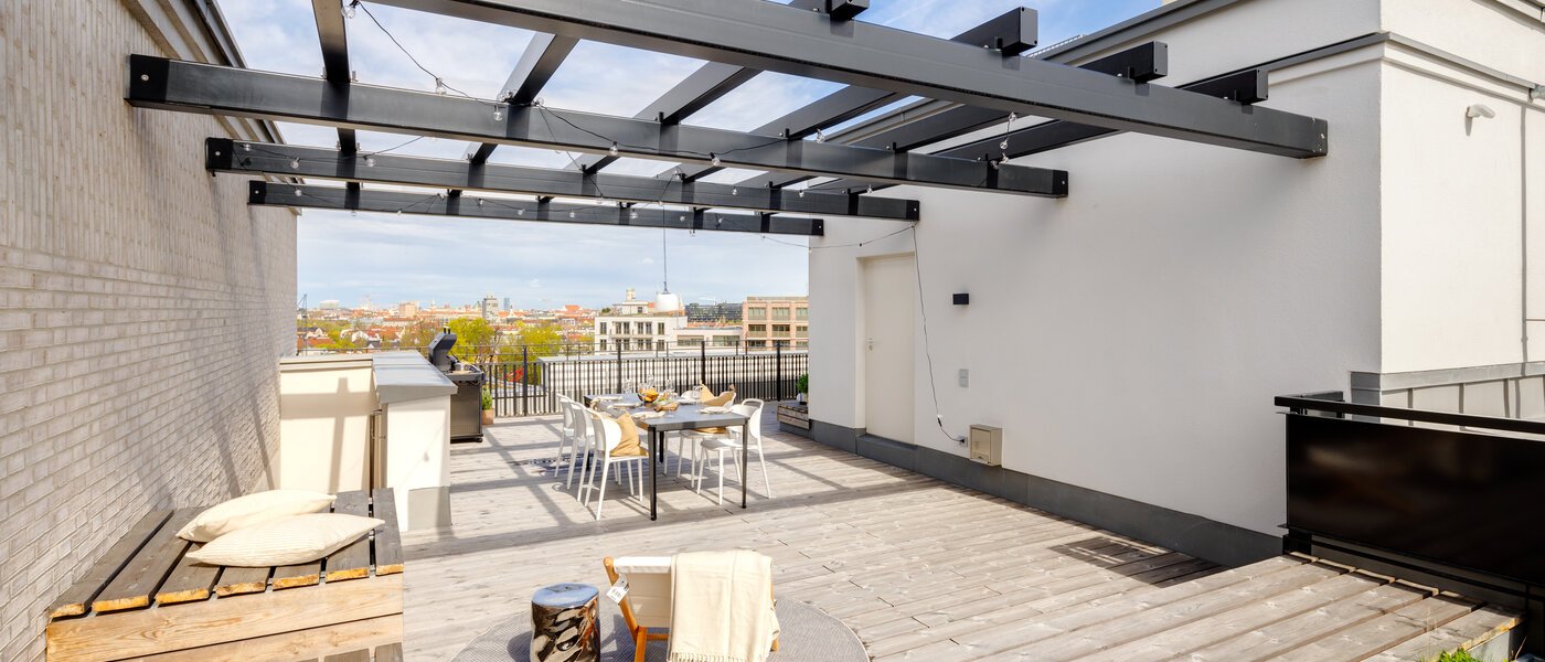 appartamento München Haidhausen 04 terrazza sul tetto 13881