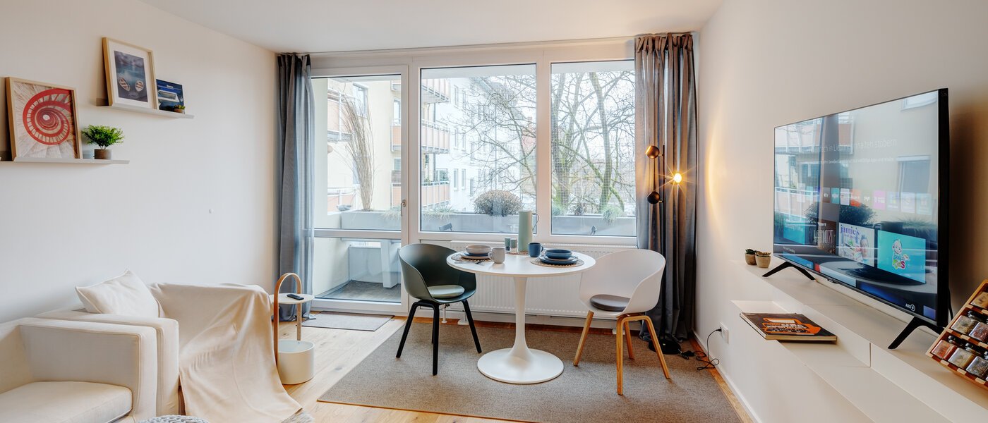 appartamento München Obergiesing 03 zona living 13886