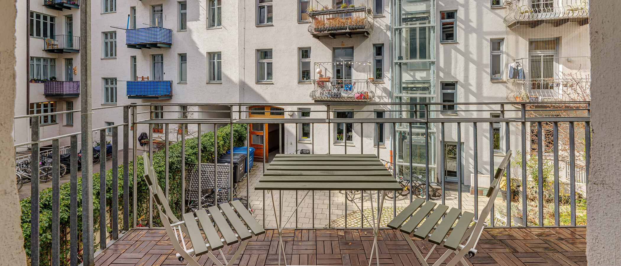 appartamento München Glockenbachviertel 02 balcone 13888