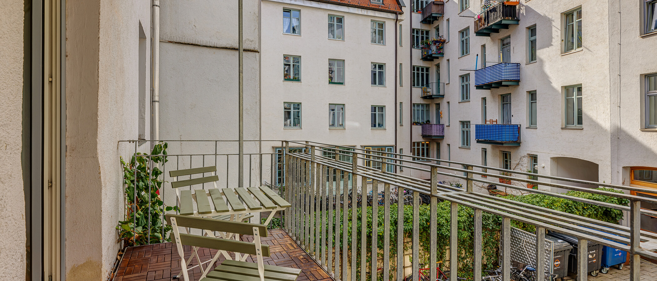 appartamento München Glockenbachviertel 03 balcone 13888