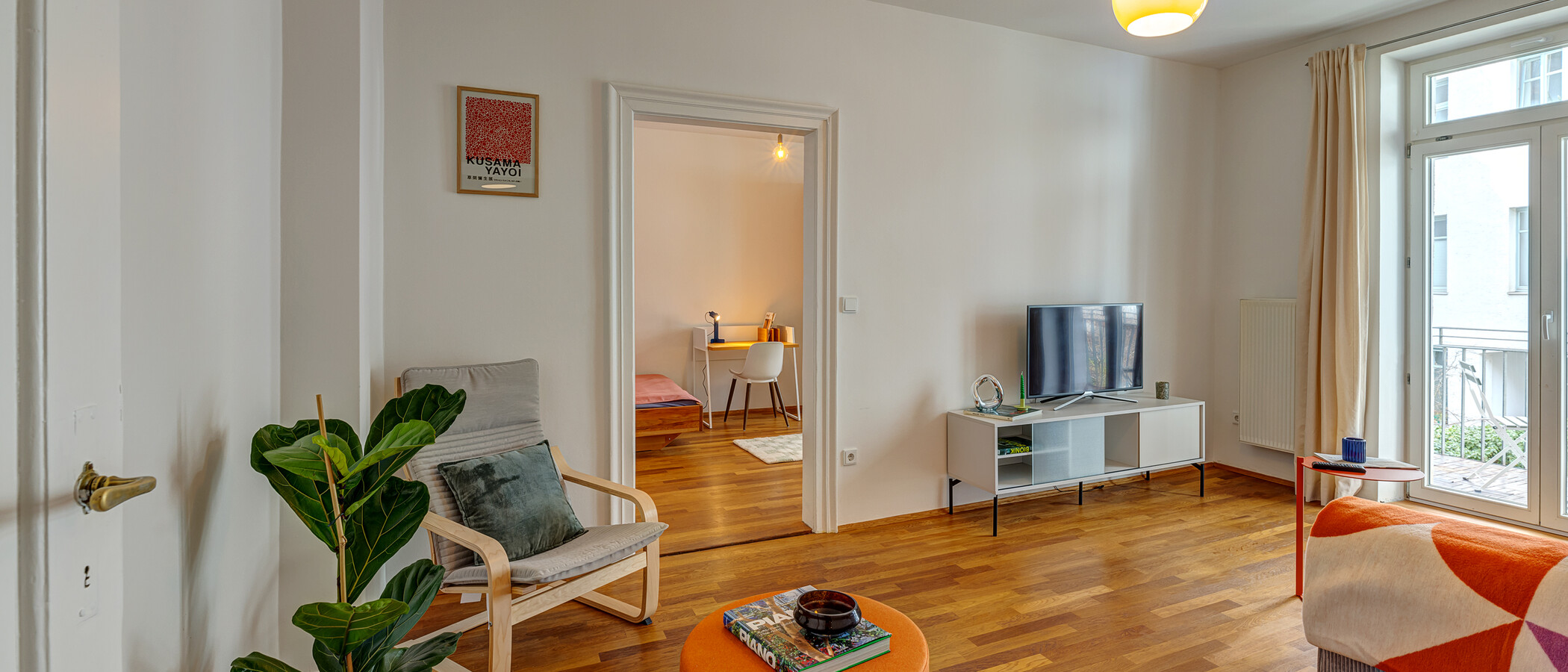 appartamento München Glockenbachviertel 01 zona living 13888