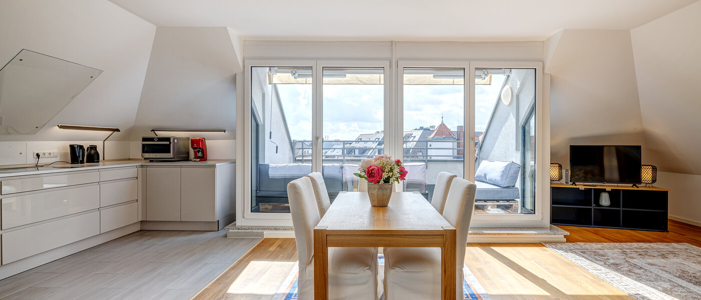 attico München Ludwigsvorstadt 02 zona living 13896