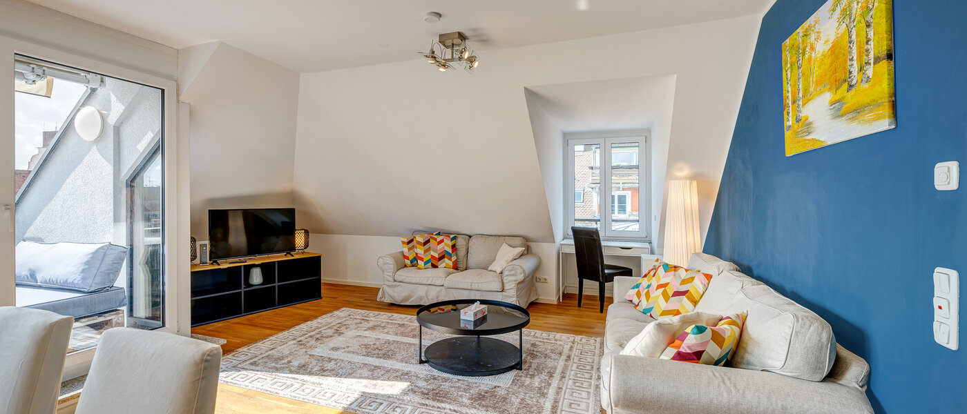 attico München Ludwigsvorstadt 05 zona living 13896