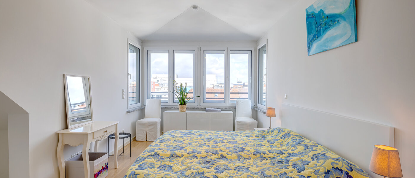 attico München Ludwigsvorstadt 01 1° camera da letto 13896