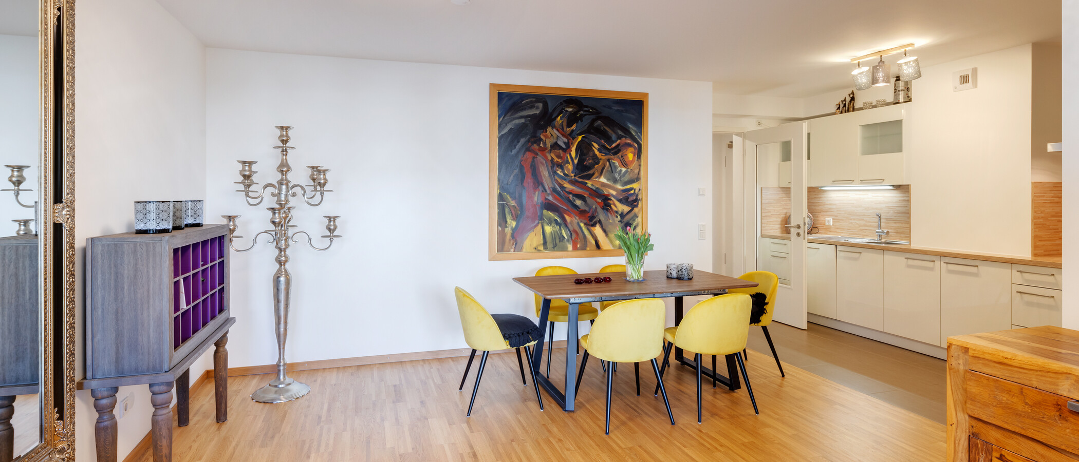 appartamento München Solln 03 zona living 13902