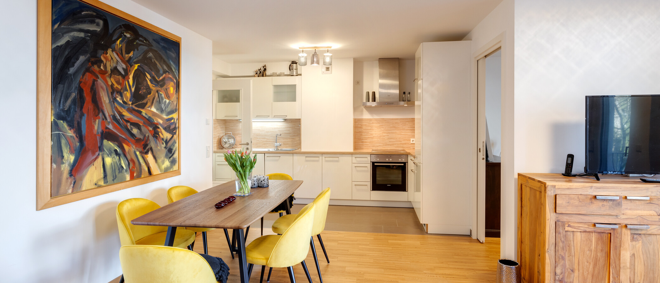appartamento München Solln 04 zona living 13902