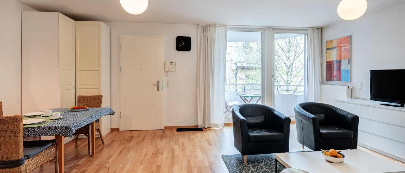 appartamento München Schwabing 03 zona living 13906