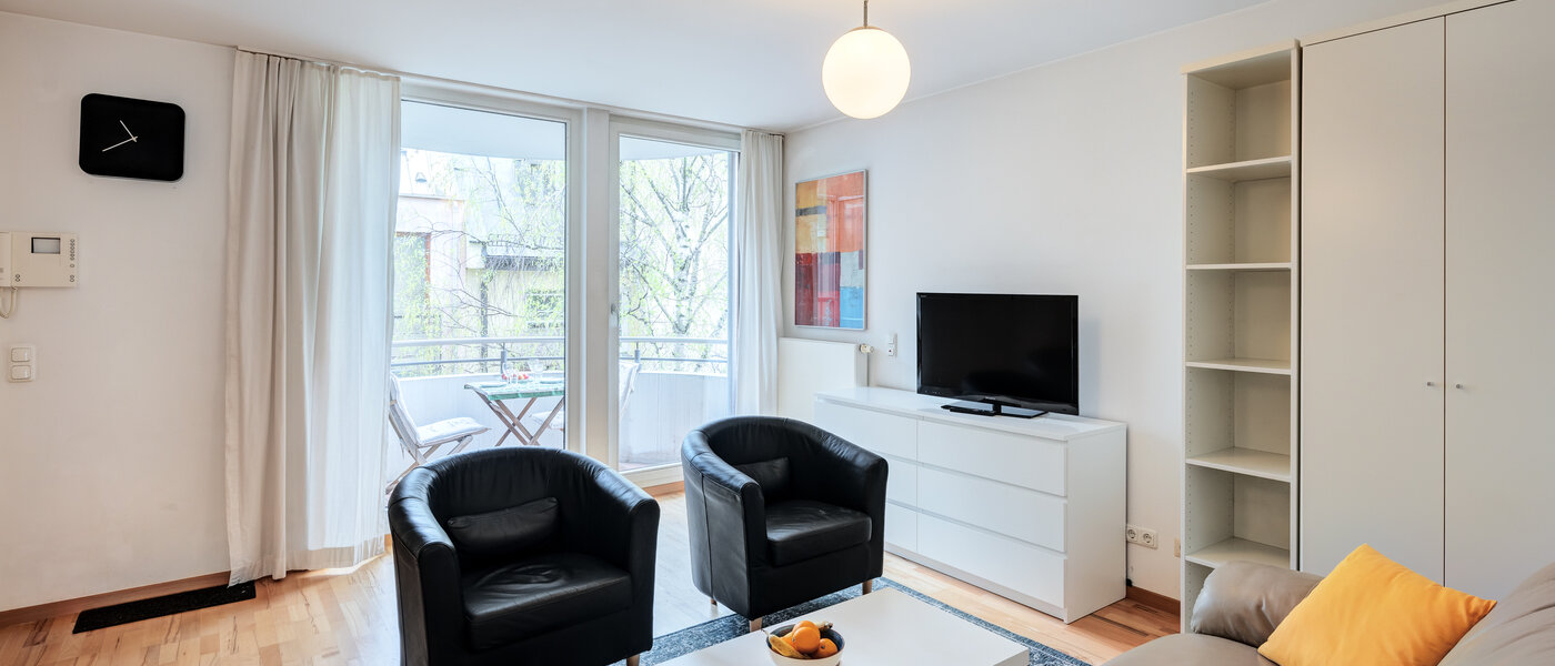 appartamento München Schwabing 04 zona living 13906