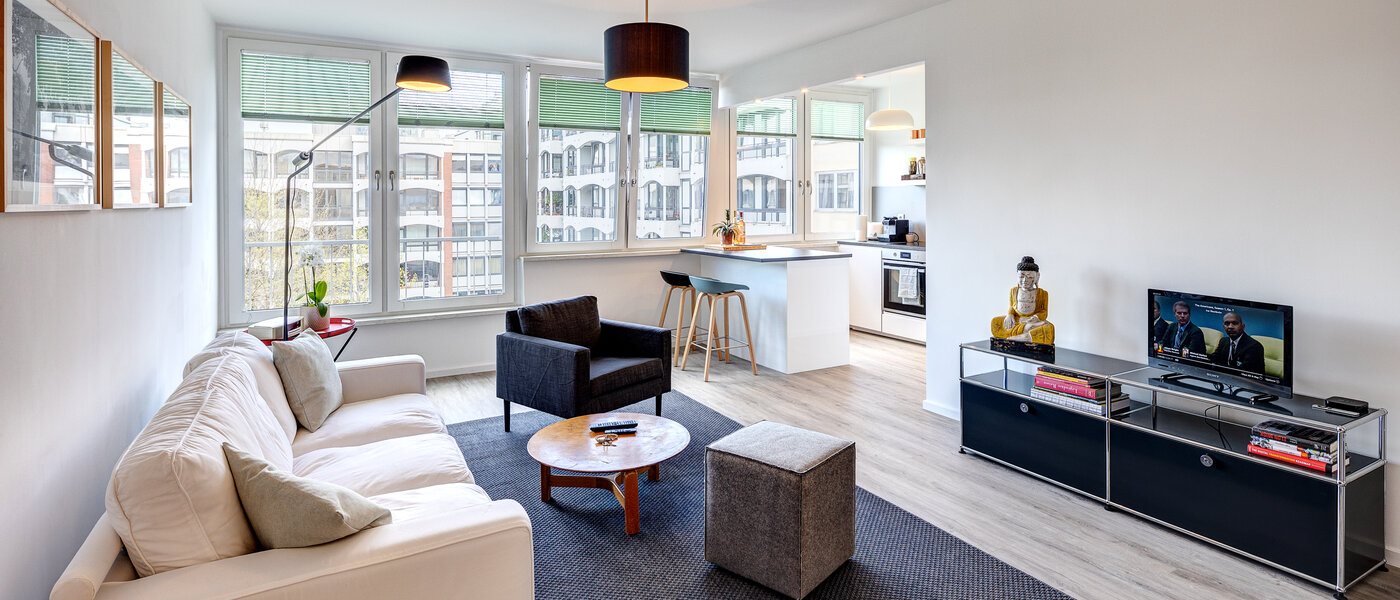 appartamento München Haidhausen 01 zona living 13907