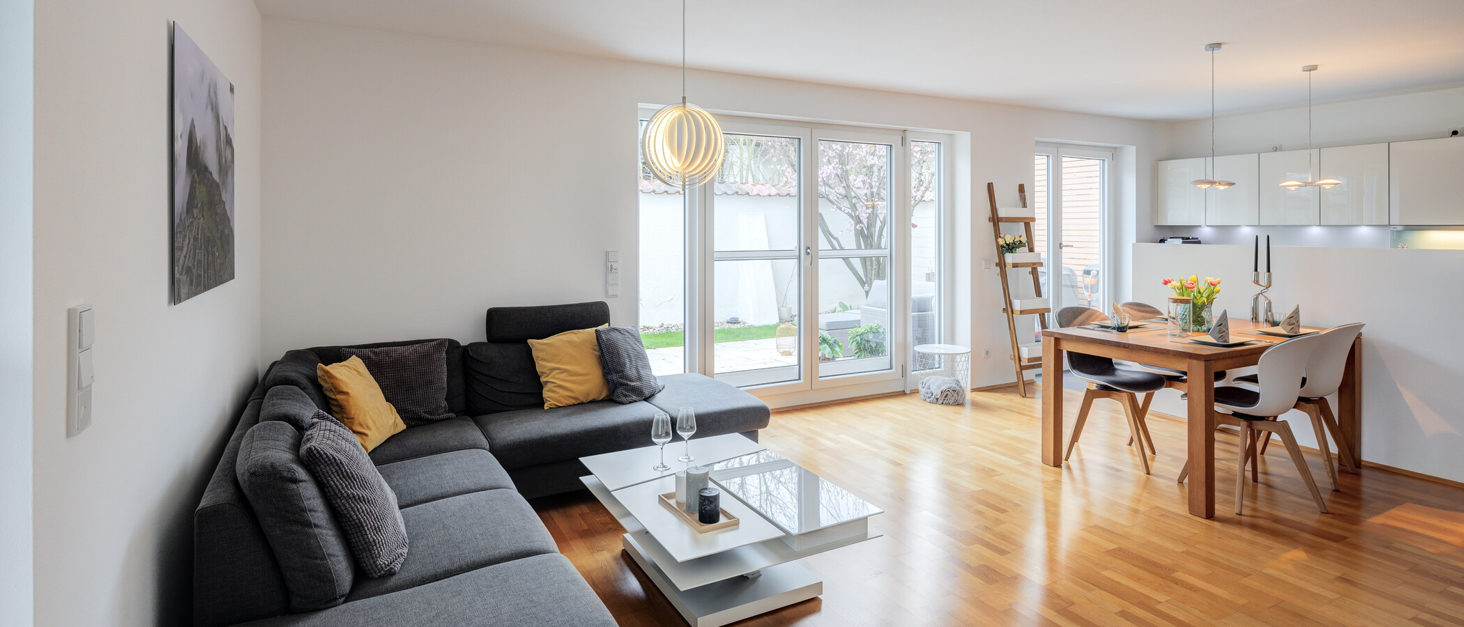 appartamento München Oberföhring 02 zona living 13909