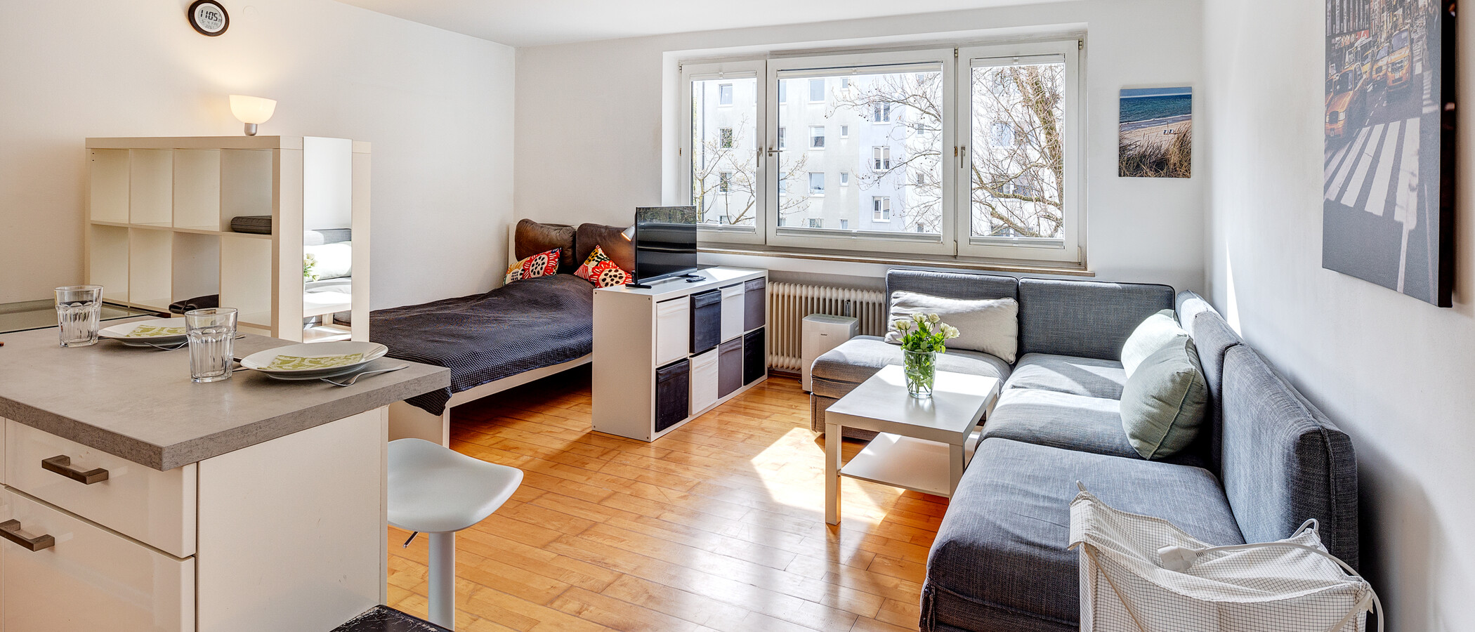 appartamento München Schwabing-West 01 zona living 13917