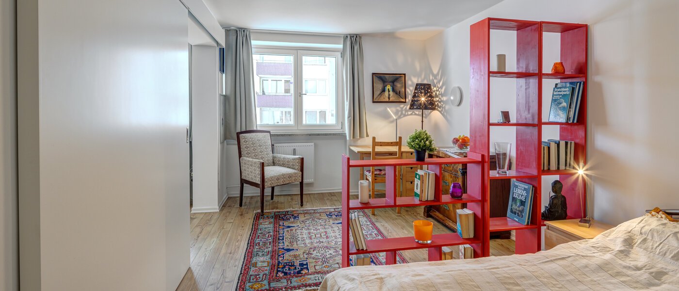 appartamento München Schwabing-West 01 camera da letto 13932