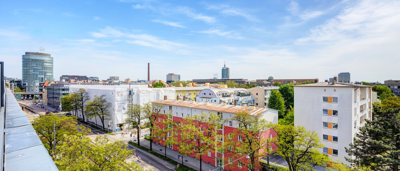 attico con terrazzo München Neuhausen 04 vista 13934