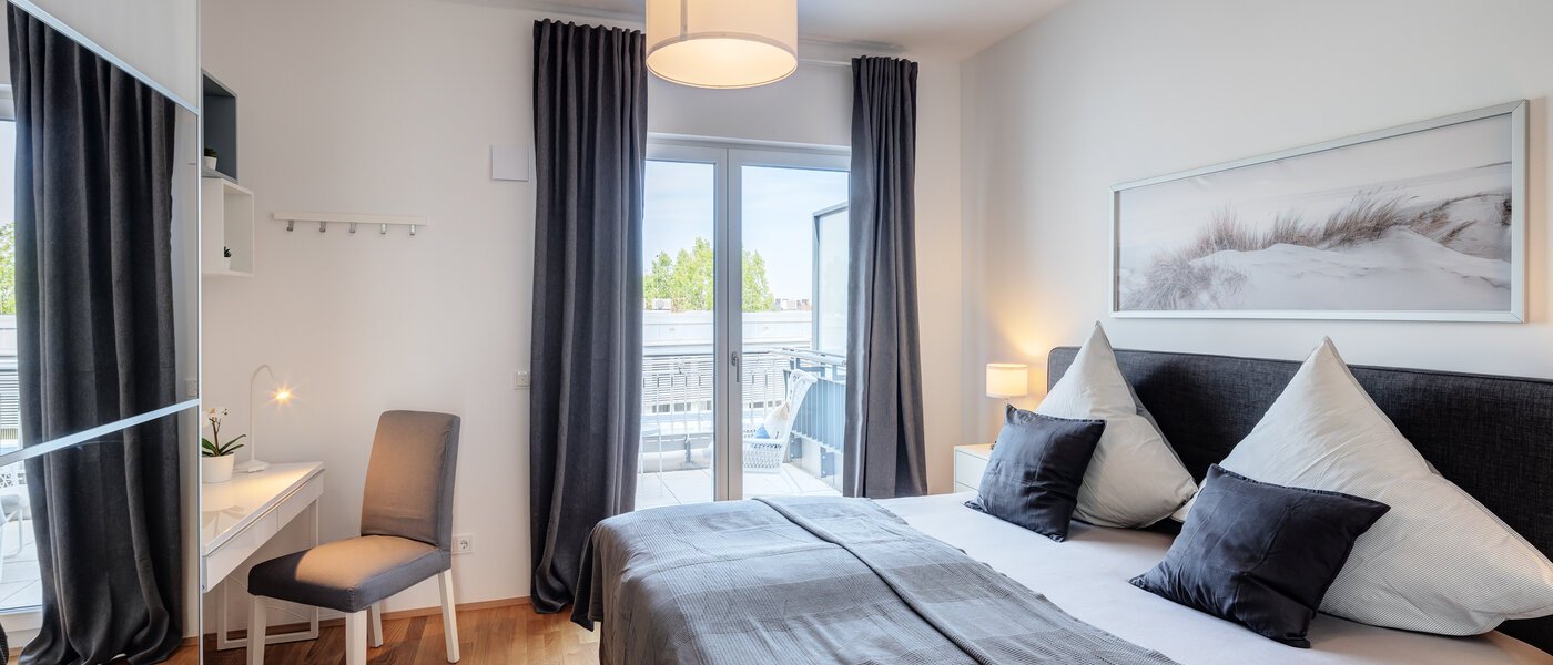 attico con terrazzo München Neuhausen 02 1° camera da letto 13934