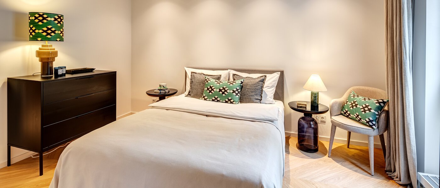 appartamento München Herzogpark 02 camera da letto 13940