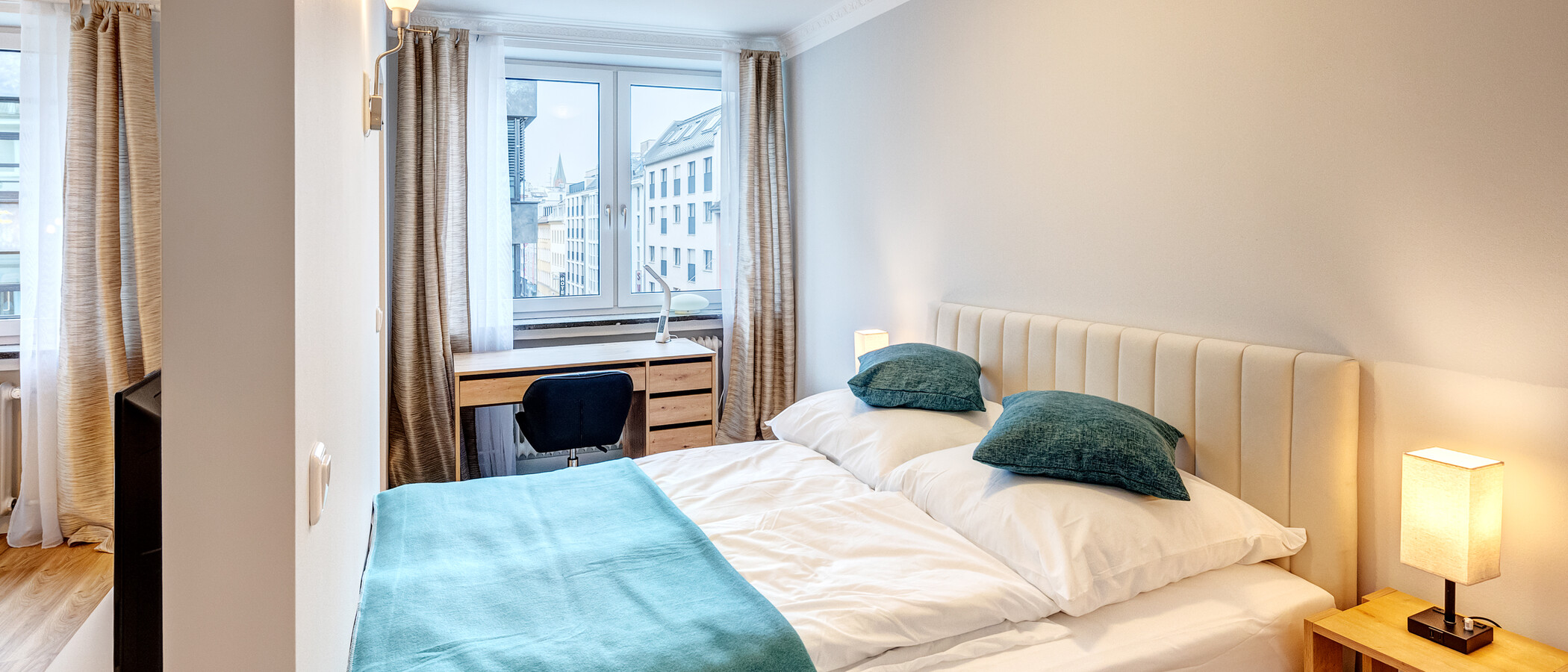 appartamento München Ludwigsvorstadt 01 camera da letto 13947