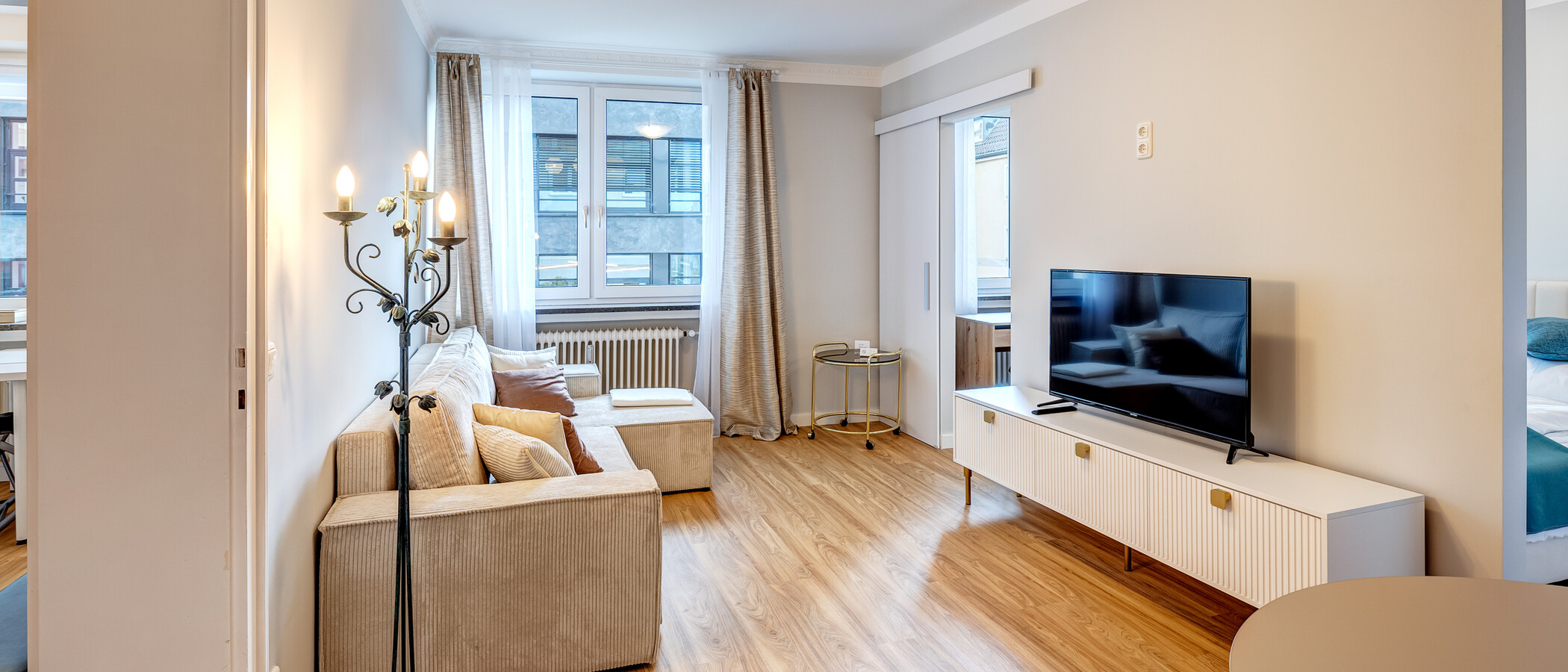 appartamento München Ludwigsvorstadt 01 zona living 13947