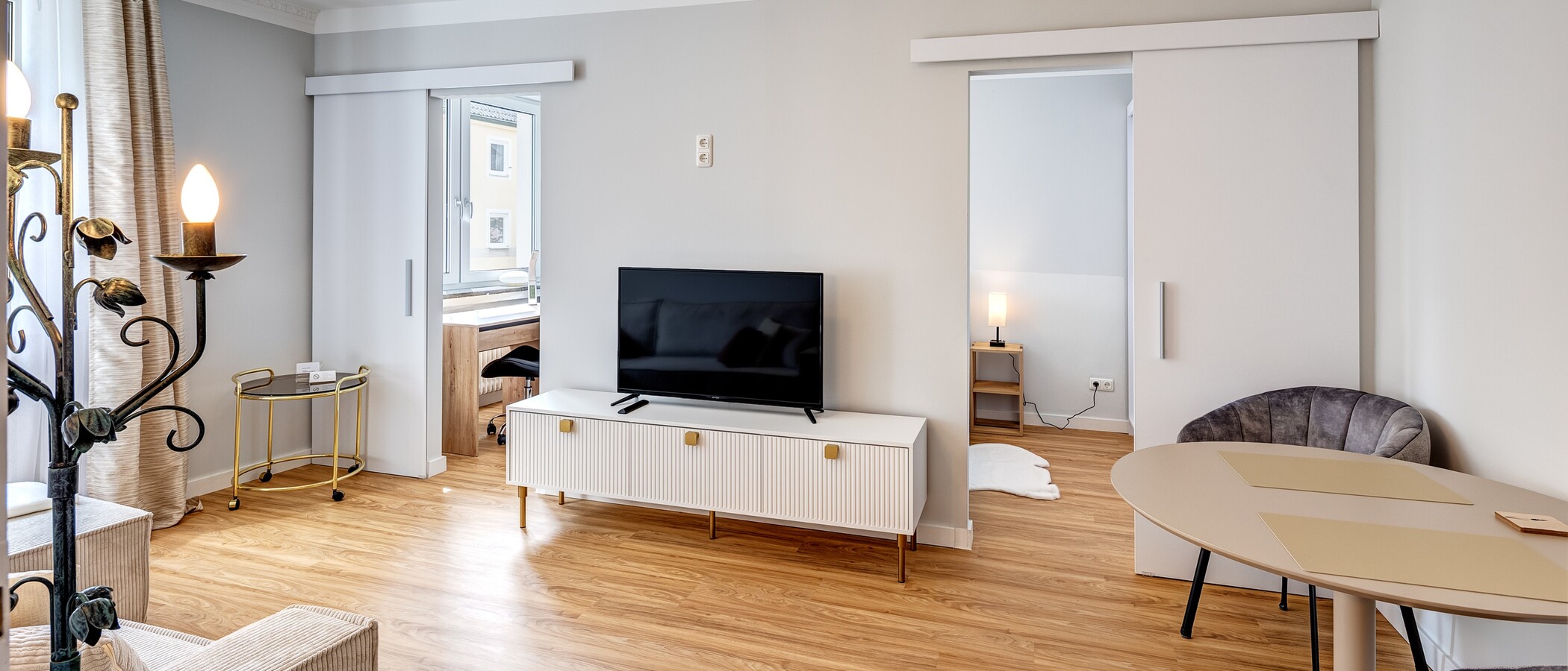 appartamento München Ludwigsvorstadt 03 zona living 13947