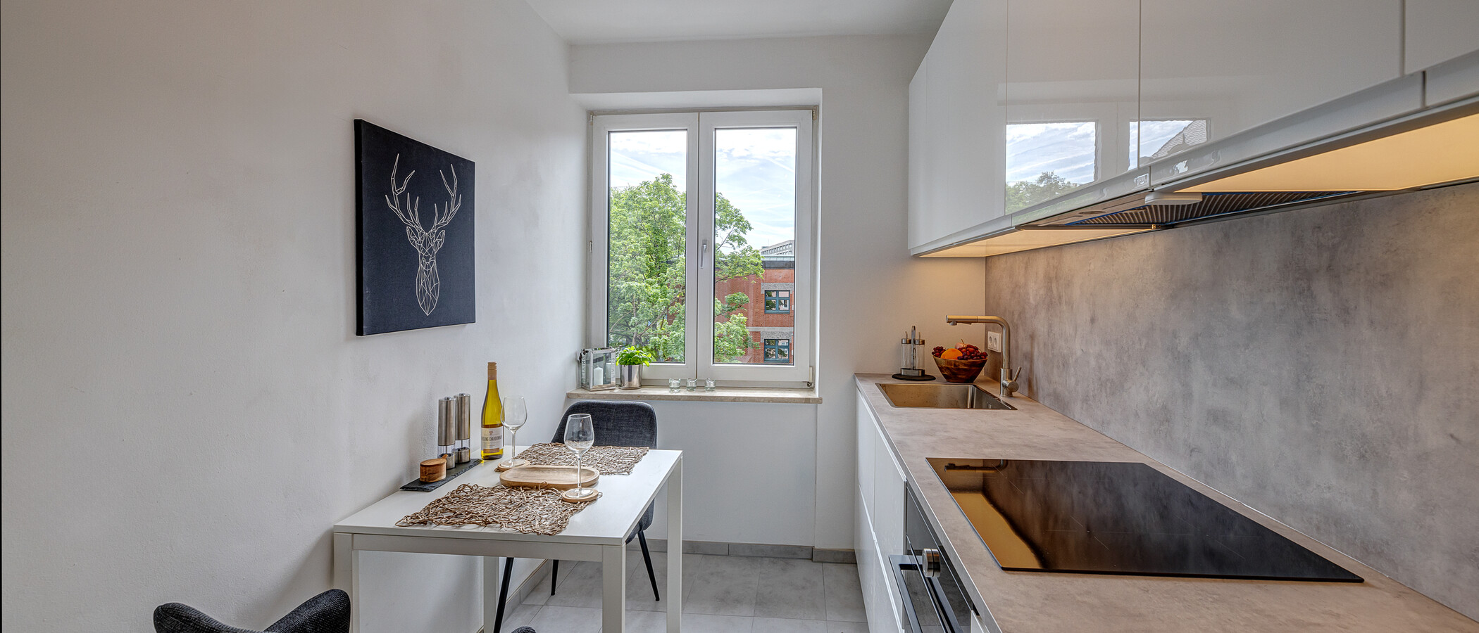 appartamento München Maxvorstadt 01 cucina 13953
