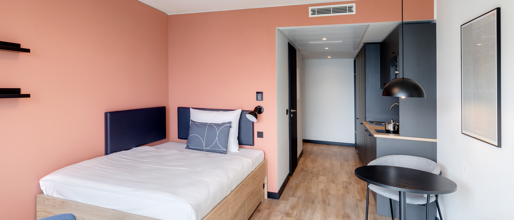 abitazione München Milbertshofen 01 zona notte 13958