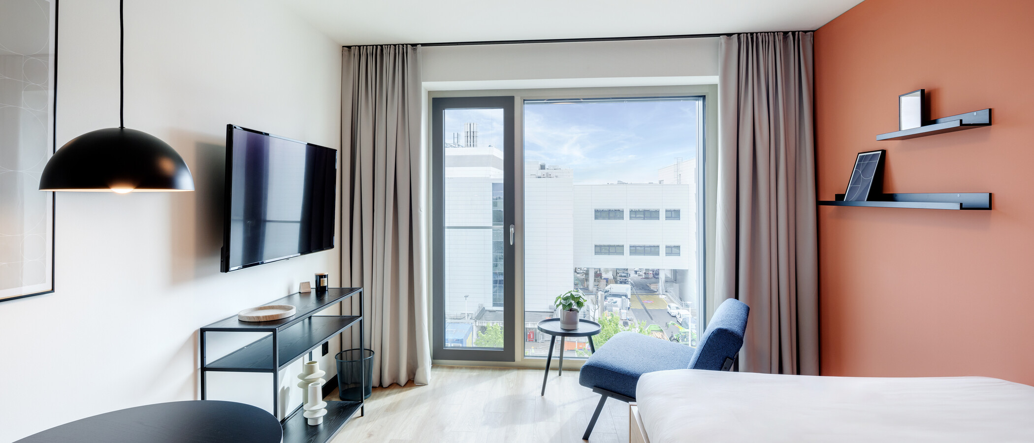 abitazione München Milbertshofen 02 zona living 13958