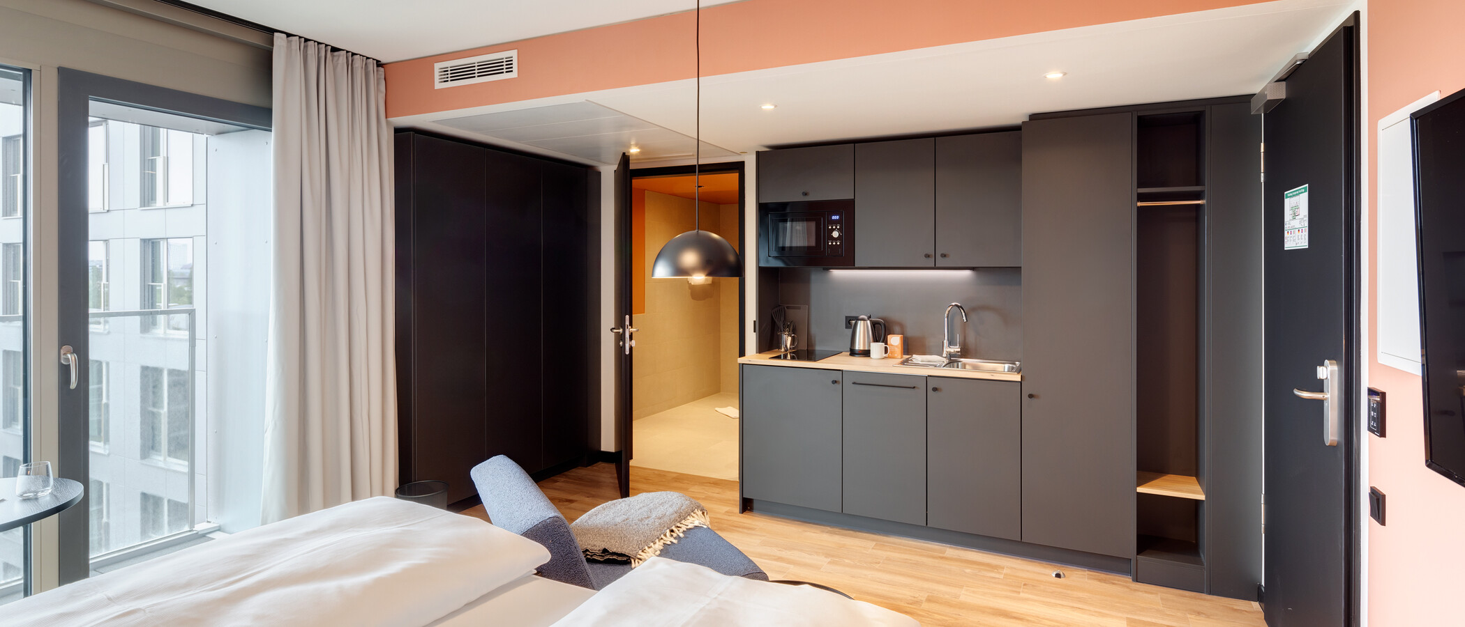 abitazione München Milbertshofen 03 zona living 13959