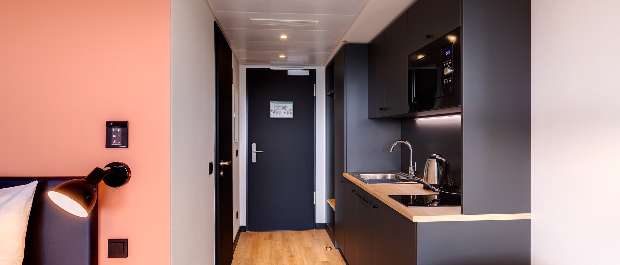 abitazione München Milbertshofen 06 zona living 13963