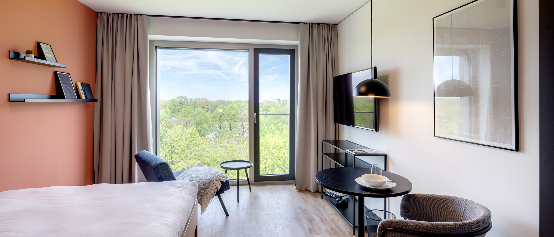 abitazione München Milbertshofen 01 zona living 13964