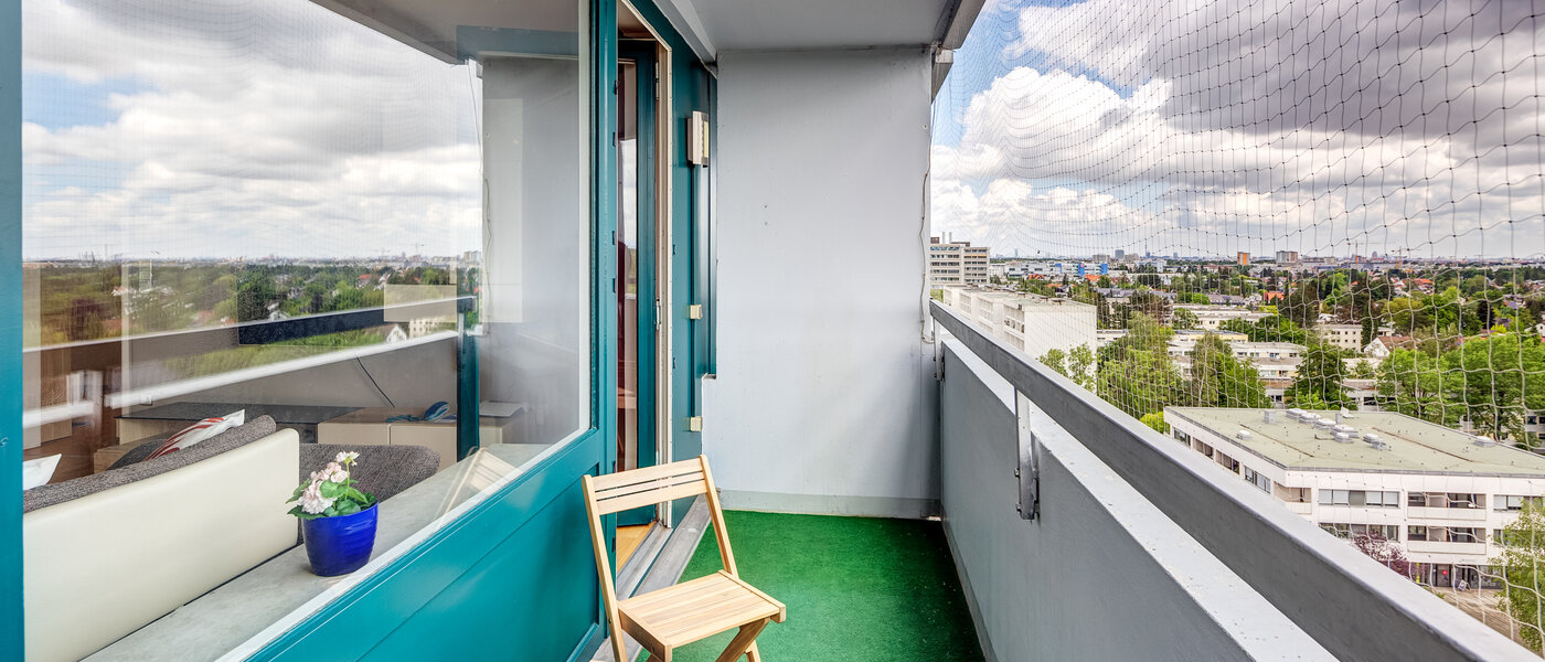 appartamento München Parkstadt Solln 01 1° balcone 13970
