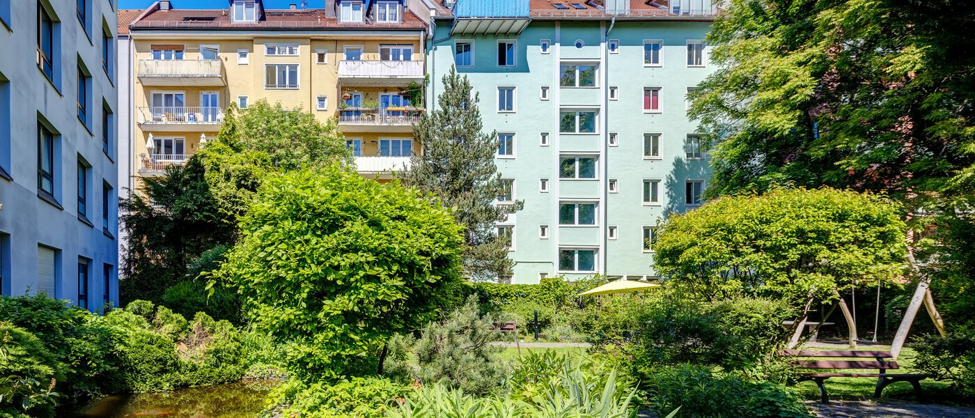 appartamento München Maxvorstadt 02 giardino condiviso 13972