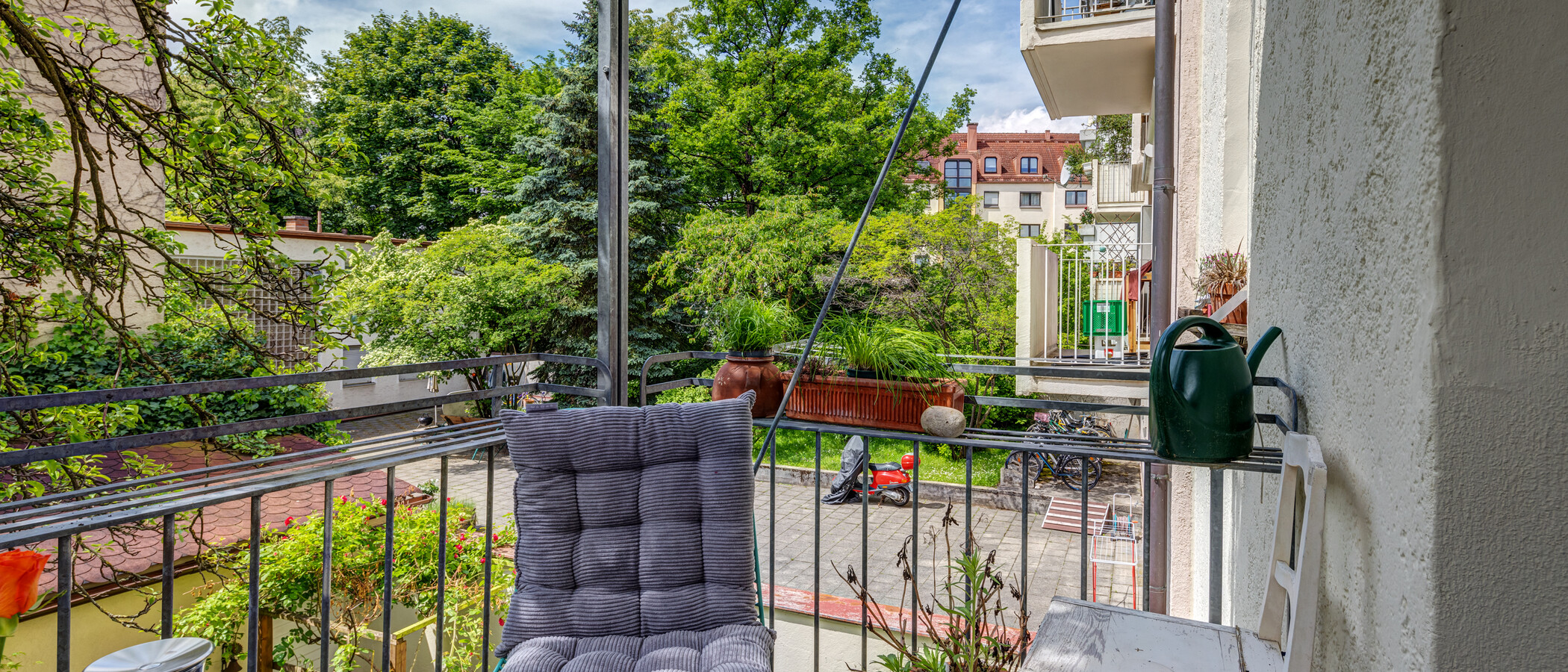 appartamento München Untergiesing 02 balcone 13977