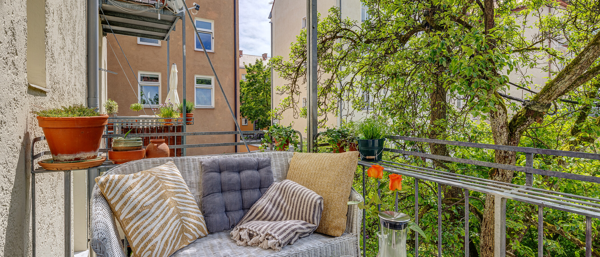 appartamento München Untergiesing 03 balcone 13977