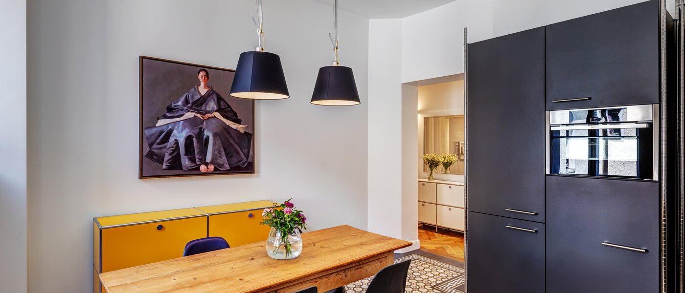 appartamento München Lehel 04 cucina 13986