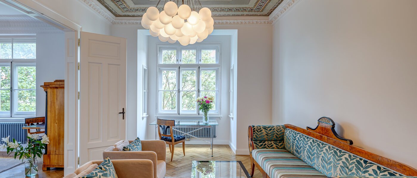 appartamento München Lehel 01 zona living 13986