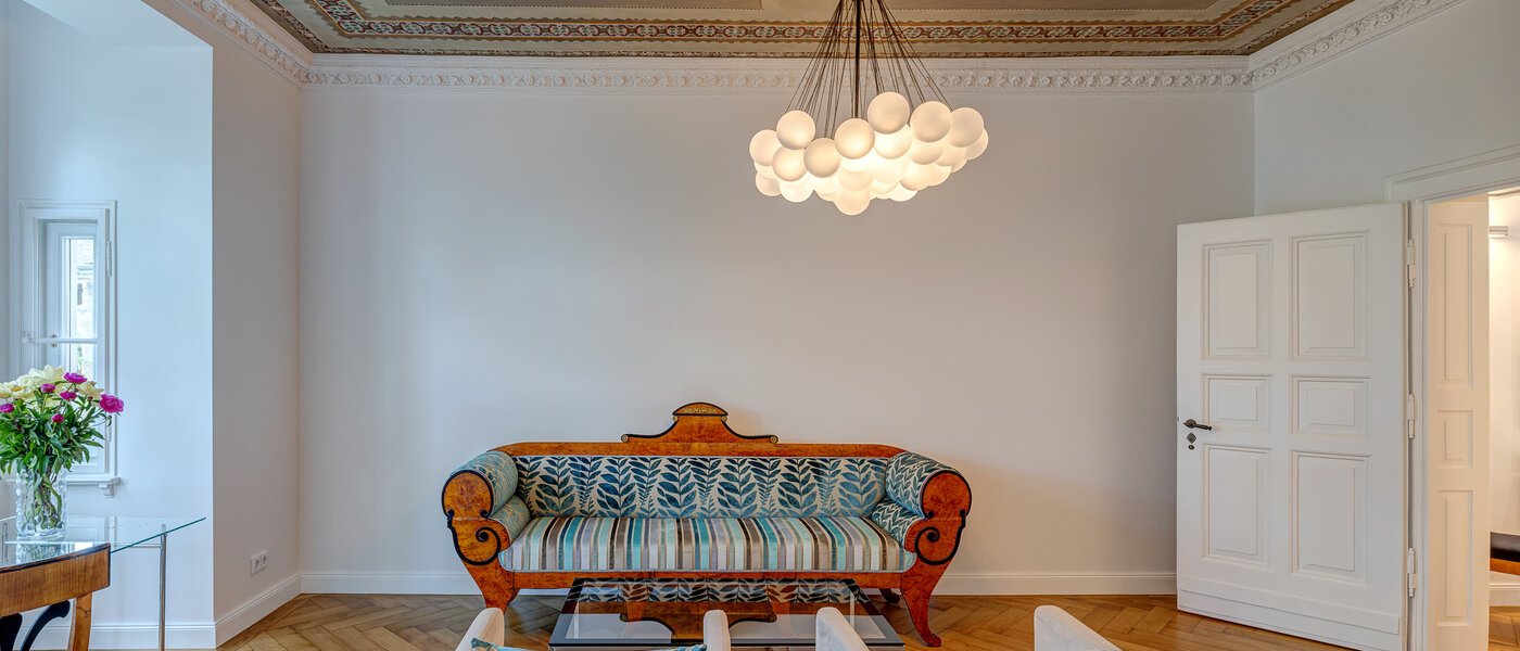 appartamento München Lehel 03 zona living 13986