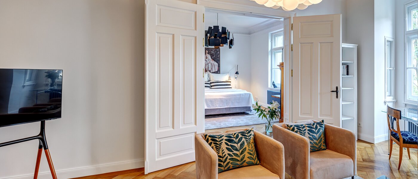 appartamento München Lehel 05 zona living 13986