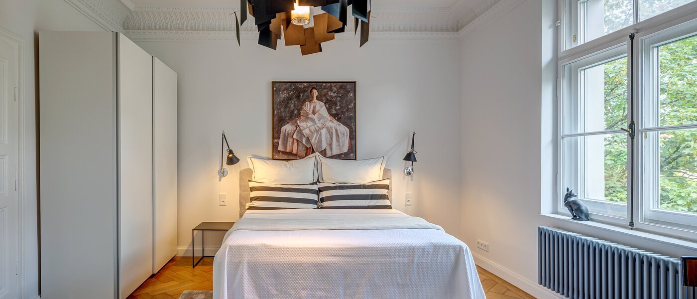 appartamento München Lehel 01 1° camera da letto 13986