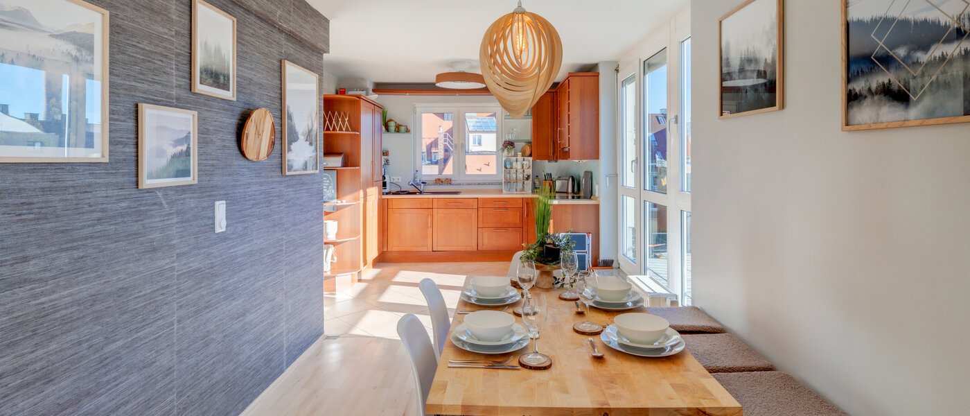 attico con terrazzo München Neuhausen 04 zona living 13988