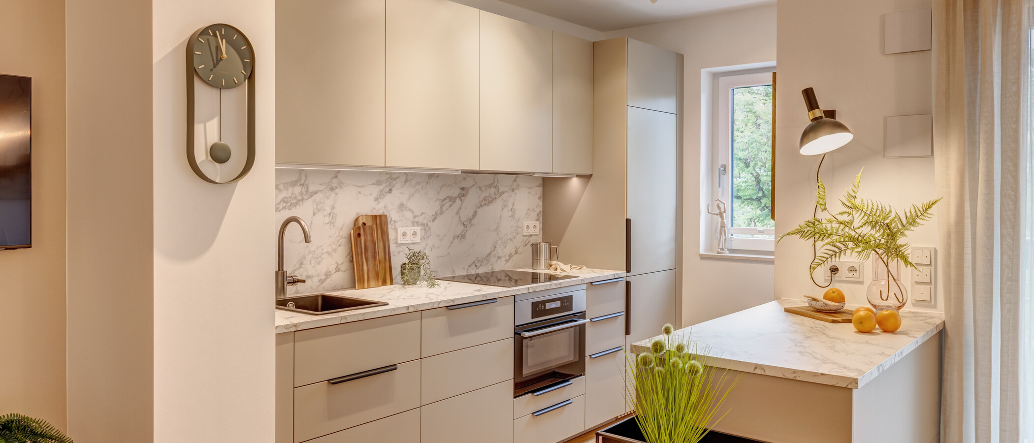appartamento München Neuhausen 01 cucina 13994
