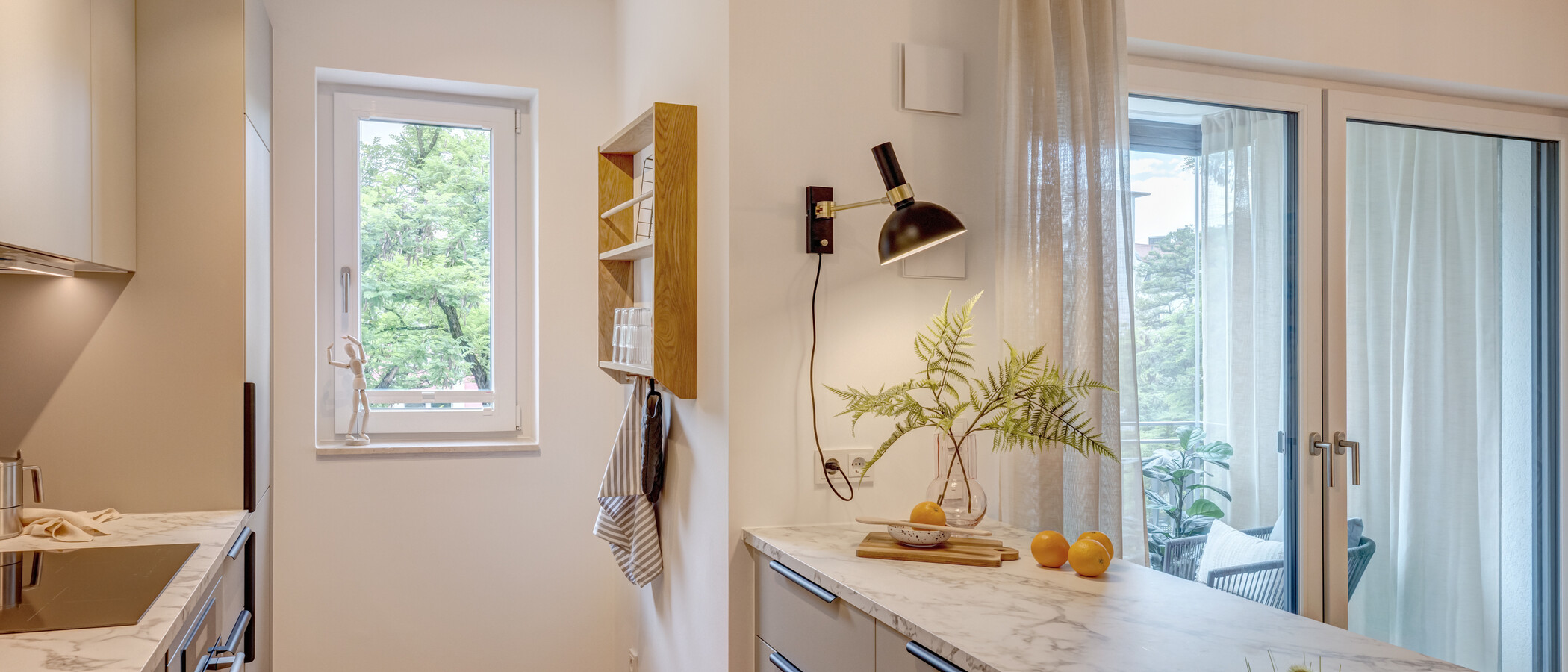 appartamento München Neuhausen 02 cucina 13994