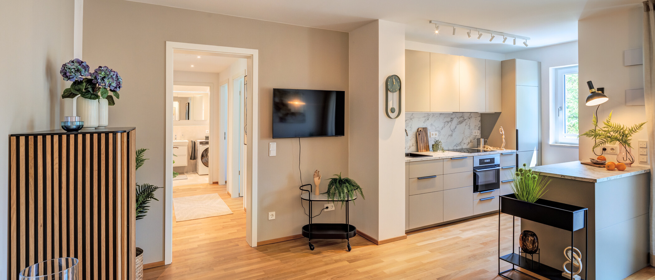 appartamento München Neuhausen 04 zona living 13994